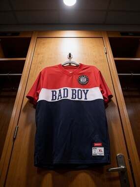 Invisible Bully x Bad Boy Entertainment Collection 94 Football Jersey, Size XL